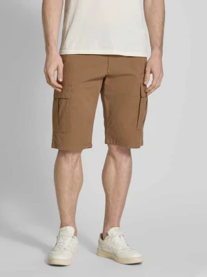 Bermudy cargo o kroju relaxed fit z mieszanki bawełny i elastanu s.Oliver BLACK LABEL