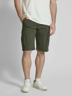 Bermudy cargo o kroju relaxed fit z mieszanki bawełny i elastanu s.Oliver BLACK LABEL