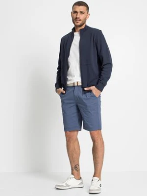 Bermudy chino ze stretchem i paskiem, Regular Fit bonprix