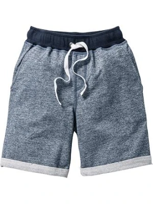 Bermudy chłopięce z materiału w optyce denimu bonprix