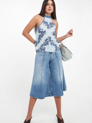 Bermudy damskie jeasnowe Burkina PINKO