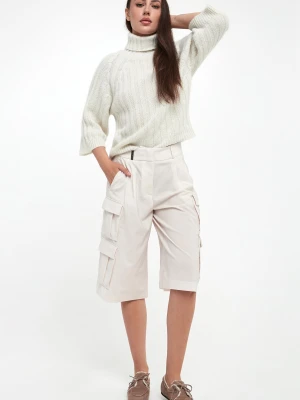 Bermudy damskie wełniane PESERICO