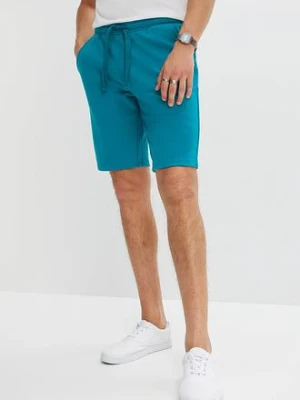 Bermudy dresowe BonPrix niebieski