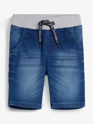 Bermudy dresowe z gumką w pasie, regular fit BonPrix niebieski