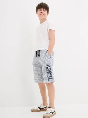 Bermudy dresowe z miękkiej mieszanki bawełny bonprix