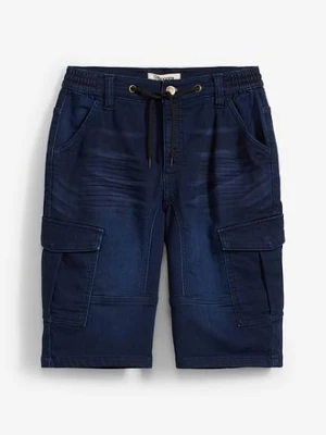 Bermudy dżinsowe dresowe, Regular Fit bonprix