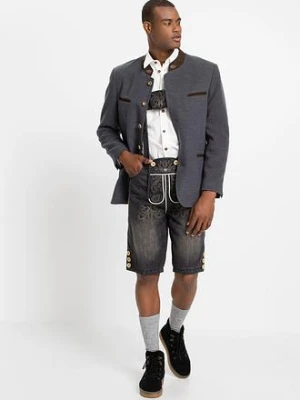 Bermudy dżinsowe w ludowym stylu bonprix