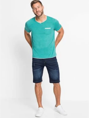 Bermudy dżinsowe w wygodnym fasonie, regular fit bonprix