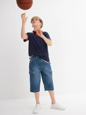 Bermudy dżinsowe z czystej bawełny, Loose Fit bonprix