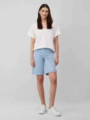 Bermudy jeansowe Karolin / Straight Fit / Mid Rise / Straight Leg s.Oliver niebieski