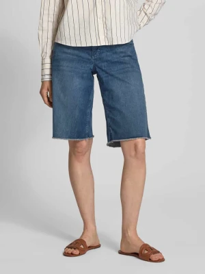 Bermudy jeansowe o kroju baggy fit z wpuszczanymi kieszeniami model ‘Rich’ MAC