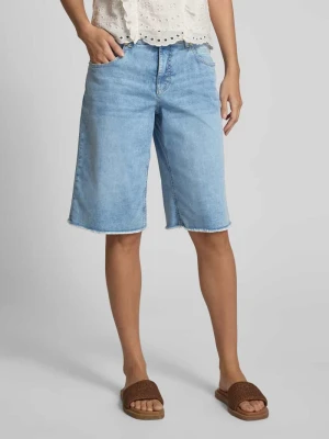 Bermudy jeansowe o kroju baggy fit z wpuszczanymi kieszeniami model ‘Rich’ MAC