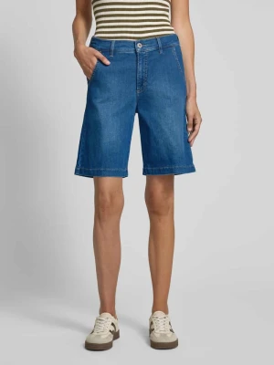 Bermudy jeansowe o kroju baggy fit z wpuszczanymi kieszeniami model ‘STYLE.MAINE’ BRAX