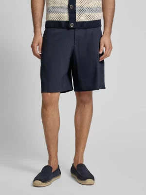 Zdjęcie produktu Bermudy jeansowe o kroju regular fit z wpuszczanymi kieszeniami model ‘Peter’ Boss