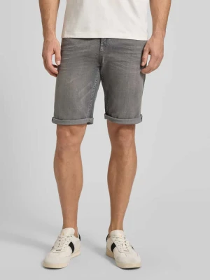 Bermudy jeansy krój regular fit z mieszanka bawełny Tom Tailor