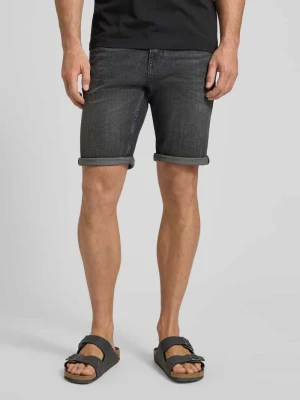Bermudy jeansy krój regular fit z mieszanka bawełny Tom Tailor