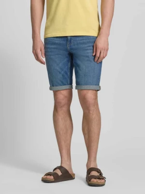 Bermudy jeansy krój regular fit z mieszanka bawełny Tom Tailor