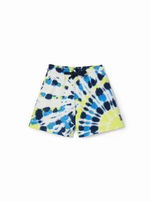 Bermudy joggery z nadrukiem tie-dye Desigual