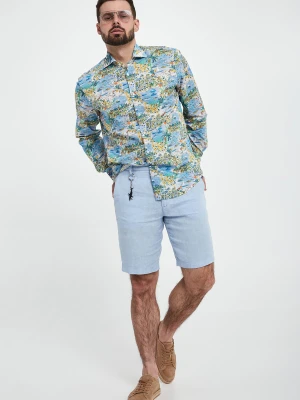 Bermudy męskie lniane PAUL&SHARK