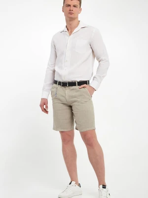 Bermudy męskie lniane PAUL&SHARK