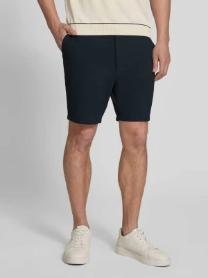 Bermudy o kroju regular fit z dodatkiem wiskozy model 'KANE1' Boss