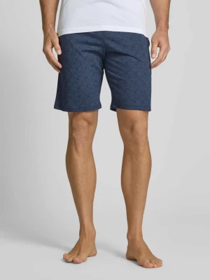 Bermudy o kroju regular fit z elastycznym pasem Schiesser