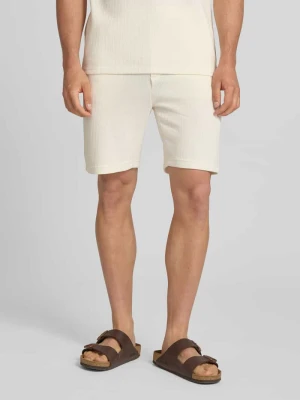 Bermudy o kroju regular fit z fakturowanego materiału model 'TREY LIFE' Only & Sons