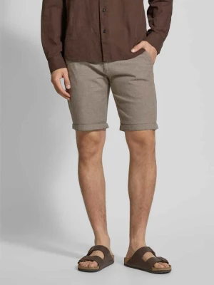 Bermudy o kroju regular fit z kieszeniami z tyłu model ‘NEBRASKA’ Redefined Rebel