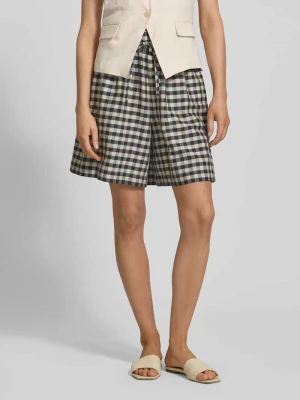 Bermudy o kroju regular fit z mieszanki bawełny model 'ASTRALE' Weekend Max Mara