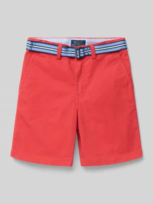 Bermudy o kroju regular fit z mieszanki bawełny model ‘BEDFORD’ Polo Ralph Lauren Kids
