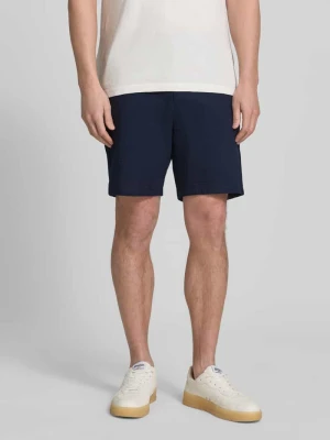 Bermudy o kroju regular fit z mieszanki bawełny model 'KARL' Selected Homme Ciemnoniebieski