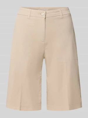 bermudy o kroju regular fit z mieszanki bawełny model 'STELLA' CAMBIO