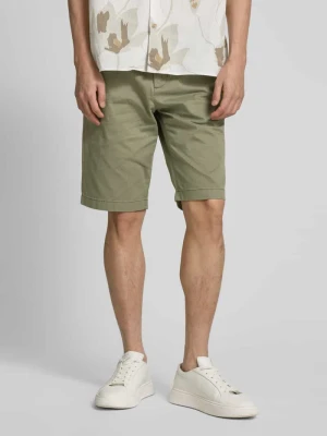 Bermudy o kroju regular fit z mieszanki bawełny Tom Tailor Denim
