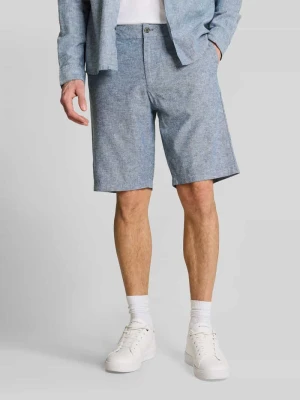 Bermudy o kroju regular fit z mieszanki lnu i bawełny Tom Tailor Denim