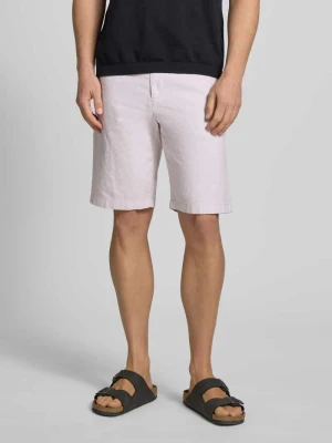 Bermudy o kroju regular fit z mieszanki lnu i bawełny Tom Tailor Denim