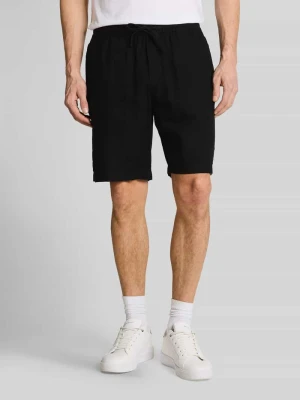 Bermudy o kroju regular fit z mieszanki wiskozy i lnu Tom Tailor Denim