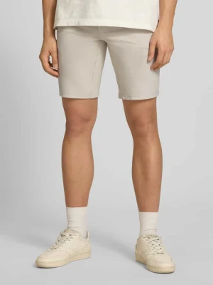 Bermudy o kroju regular fit z mieszanki wiskozy model 'MARK' Only & Sons Beżowy
