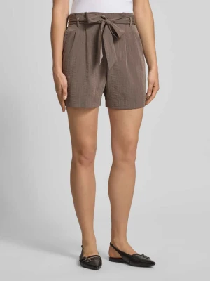 Bermudy o kroju regular fit z mieszanki wiskozy model 'MARSA' Only