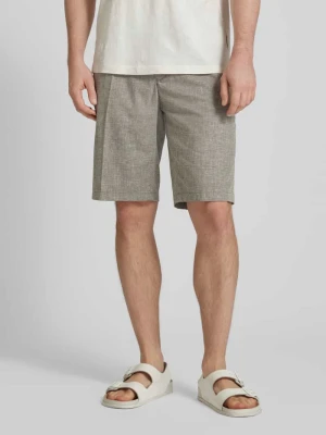 Bermudy o kroju regular fit z wiązanym paskiem model ‘RUDO’ JOOP! JEANS