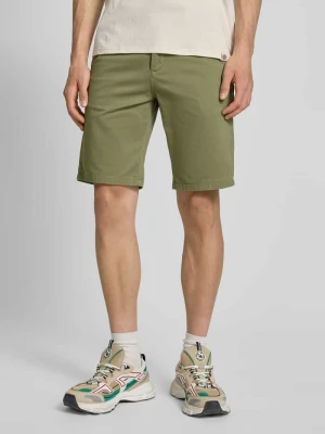 Bermudy o kroju regular fit z wpuszczanymi kieszeniami model ‘IBOWIE’ jack & jones
