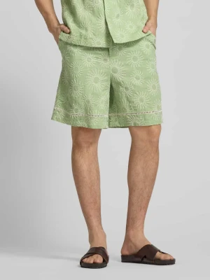 Bermudy o kroju regular fit z wyhaftowanym motywem Scotch & Soda
