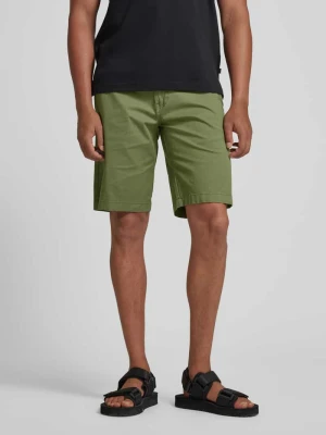 Bermudy o kroju regular fit ze szlufkami na pasek model ‘summer’ FYNCH-HATTON