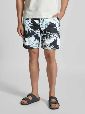 Bermudy o kroju regular fit ze wzorem na całej powierzchni Tommy Hilfiger