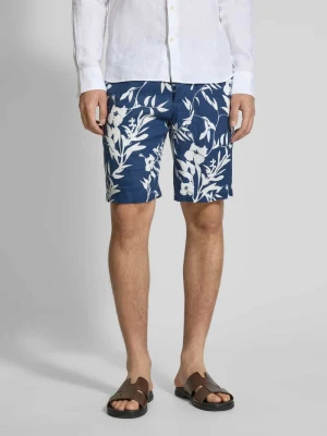 Bermudy o kroju relaxed fit z czystego lnu model ‘HARLEM’ Tommy Hilfiger