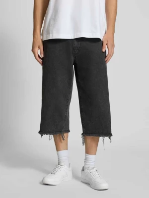 Bermudy o kroju relaxed fit z frędzlami model ‘478 BAGGY CAPRI’ Levi's Czarny
