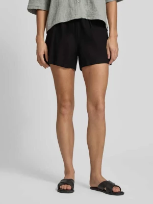 Bermudy o kroju relaxed fit z mieszanki wiskozy i lnu model 'GOA' Only