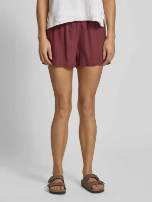 Bermudy o kroju relaxed fit z mieszanki wiskozy i lnu model 'GOA' Only