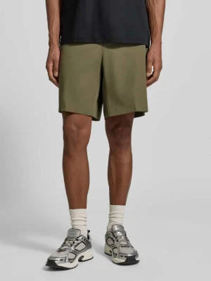 Bermudy o kroju relaxed fit z napisem z logo model 'SPIRIT70' BOSS Green