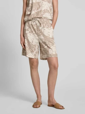 Bermudy o kroju relaxed fit z tunelem model ‘Lavisco’ FREE/QUENT