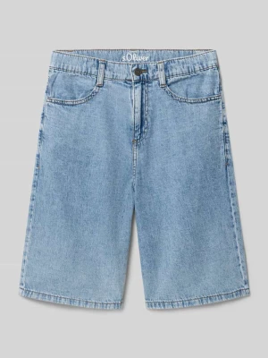 Bermudy o kroju slim fit z czystej bawełny s.Oliver RED LABEL